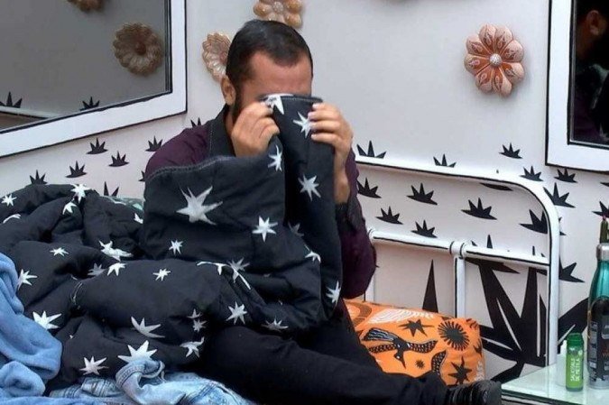 Gilberto se sente culpado pela eliminação de Sarah do BBB21 -  (crédito: GShow/ Reprodução)