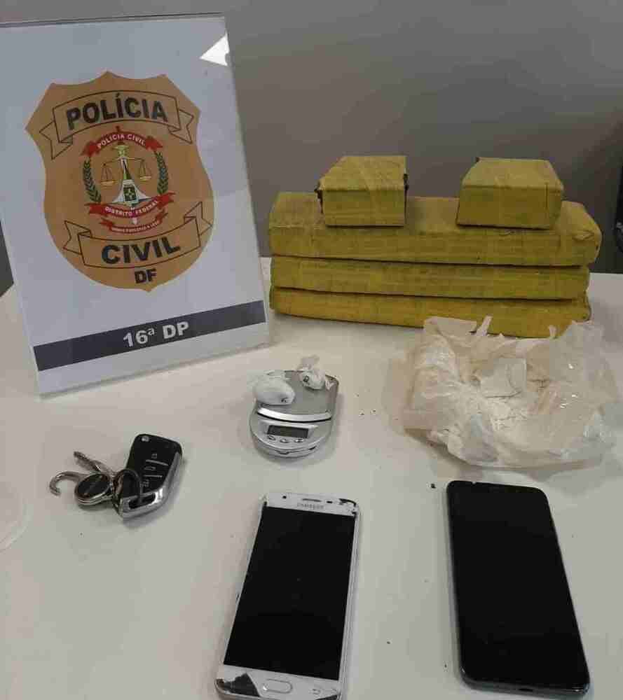 Traficante é preso fazendo delivery de drogas.