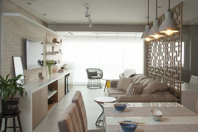 Projeto com decoração industrial, do arquiteto Bruno Moraes