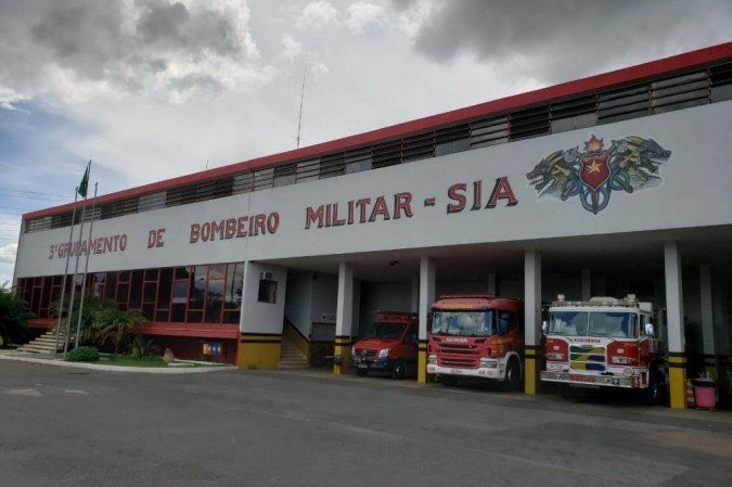 A criança foi levada pelos pais ao 3º Grupamento de Bombeiro Militar, no SIA - (crédito: CBM-DF) A criança foi levada pelos pais ao 3º Grupamento de Bombeiro Militar, no SIA - (crédito: CBM-DF)