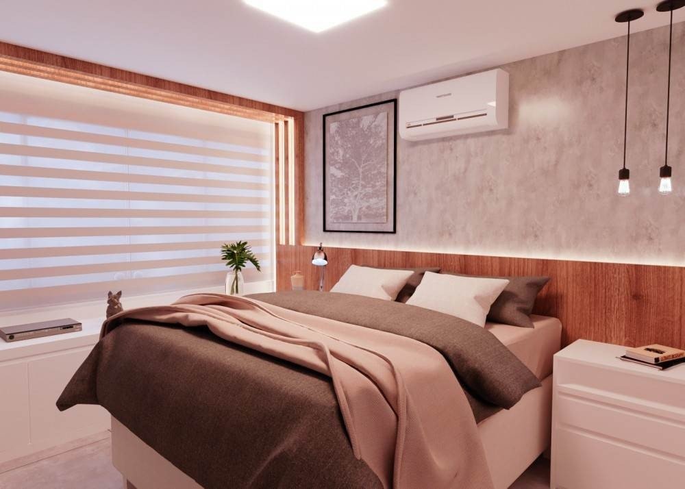 Quarto Industrial, projeto da arquiteta Rafaela Cunha