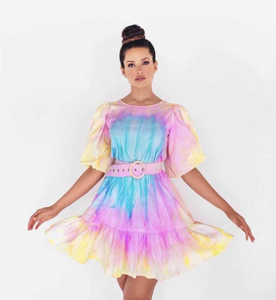 A BBB Juliette Freire usou o vestido tie-dye várias vezes no programa