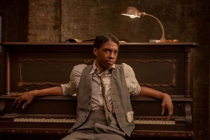 Chadwick Boseman em cena de 'A voz suprema do blues' - (crédito: Divulgação) Chadwick Boseman em cena de 'A voz suprema do blues' - (crédito: Divulgação)