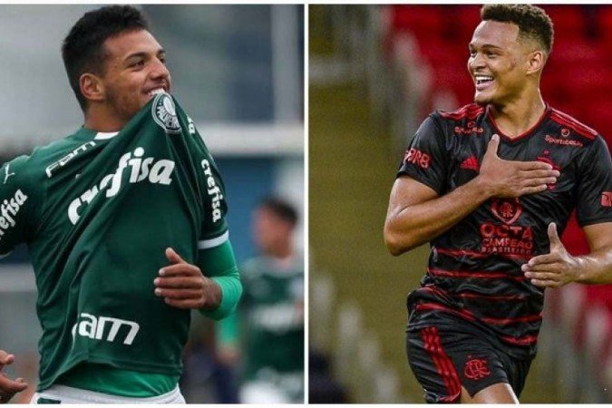 (crédito: Fábio Menotti/Palmeiras e Marcelo Cortes/Flamengo) (crédito: Fábio Menotti/Palmeiras e Marcelo Cortes/Flamengo)