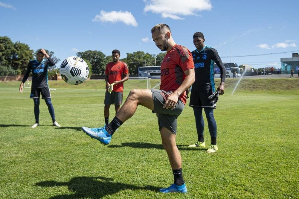 Treino do Flamengo em Brasília