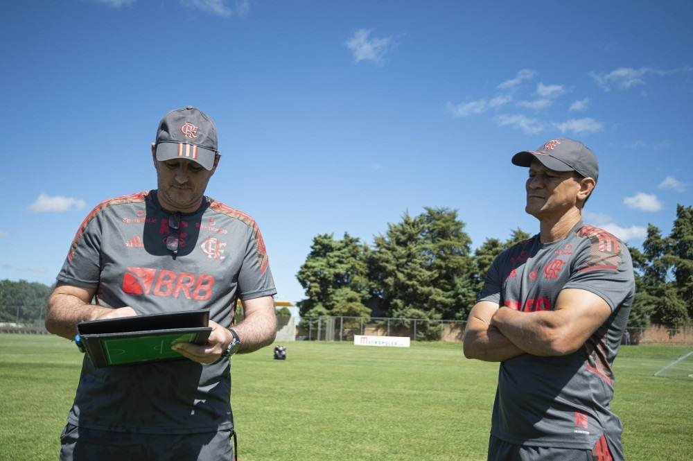 Treino do Flamengo em Brasília