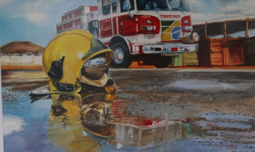 Exposição retrata dia a dia do trabalho dos bombeiros em Brasília