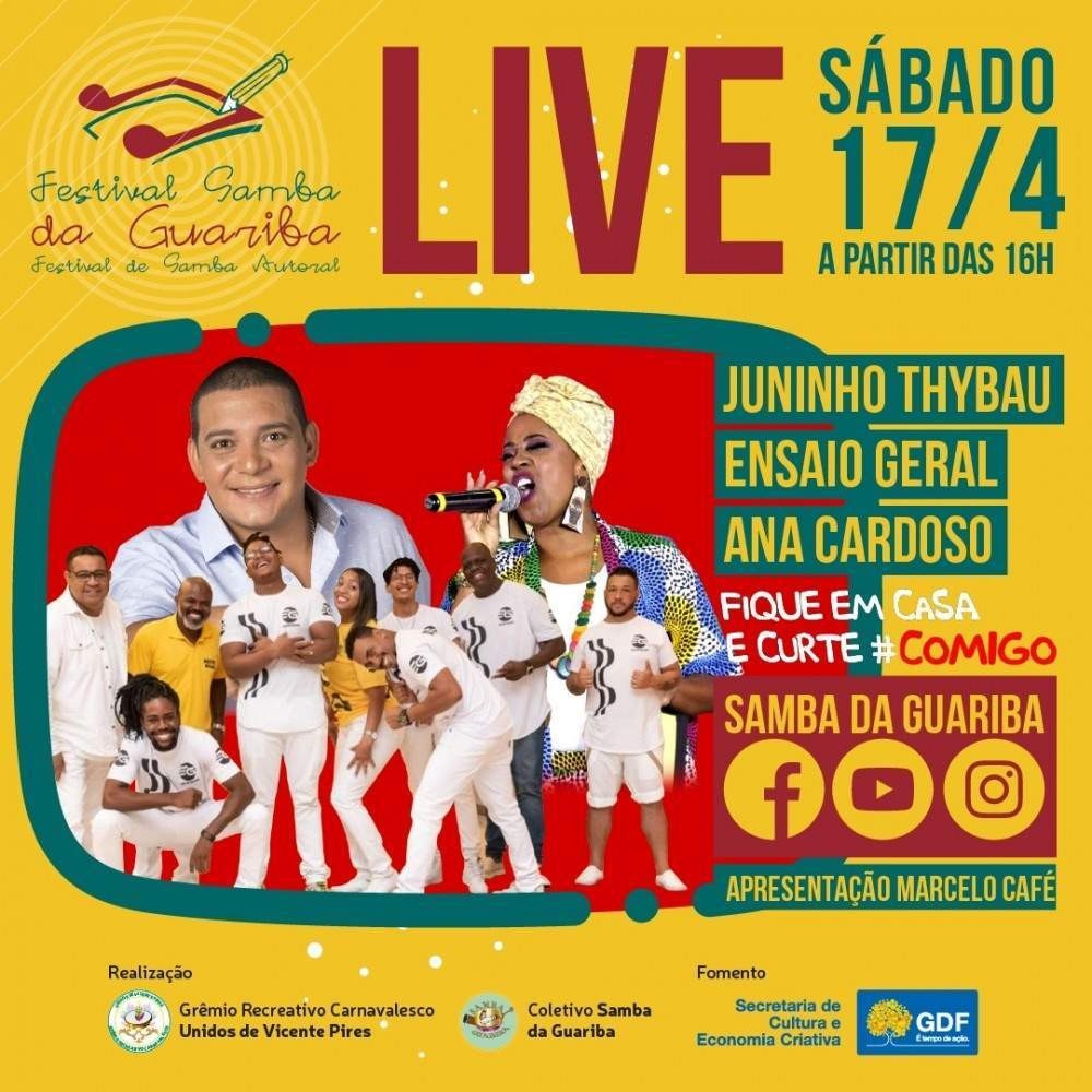 Samba autoral criado em Brasília desponta em Festival Samba da Guariba