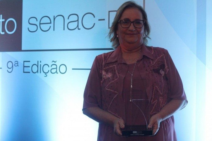 09/05/2018 Crédito: Bárbara Cabral/Esp. CB/D.A Press. Brasil. Brasilia - DF. Entrega de Premio ao Merito no Senac. Na Foto Daise Lourenço Moisés.