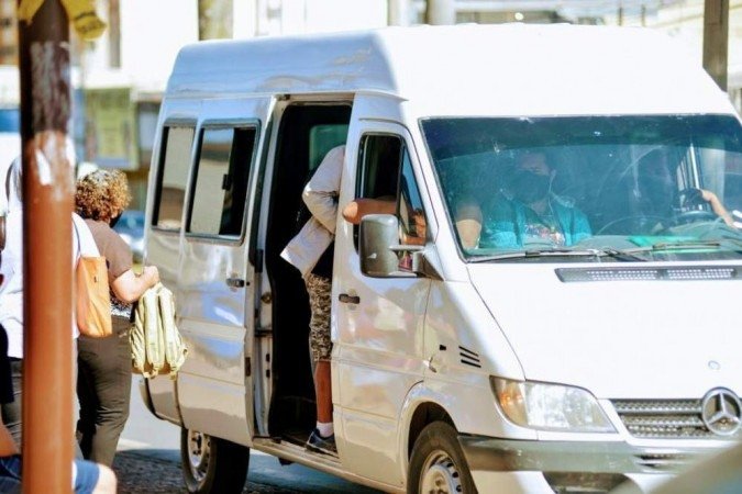 Os rodoviários fazem greve e protestam por vacinação - (crédito: Ed Alves / CB / DA Press) Os rodoviários fazem greve e protestam por vacinação - (crédito: Ed Alves / CB / DA Press)