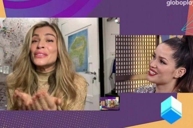 Grazi elogiou a postura de Julitette: beleza em segundo plano -  (crédito: GShow/ Reprodução)
