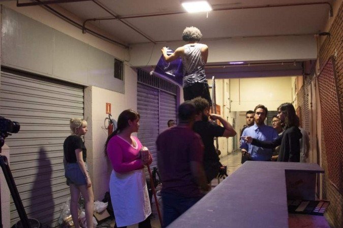 O curta-metragem 'Castigo' reuniu quase 30 talentos brasilienses -  (crédito: Caio Almeida/ Divulgação)