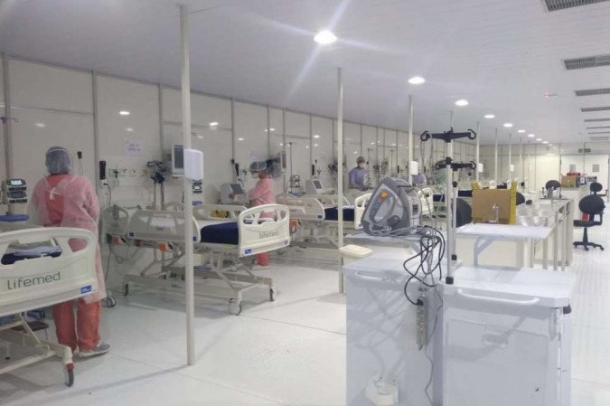 O hospital tem capacidade para 100 leitos de UCI -  (crédito: Cibele Moreira/CB /DA Press)