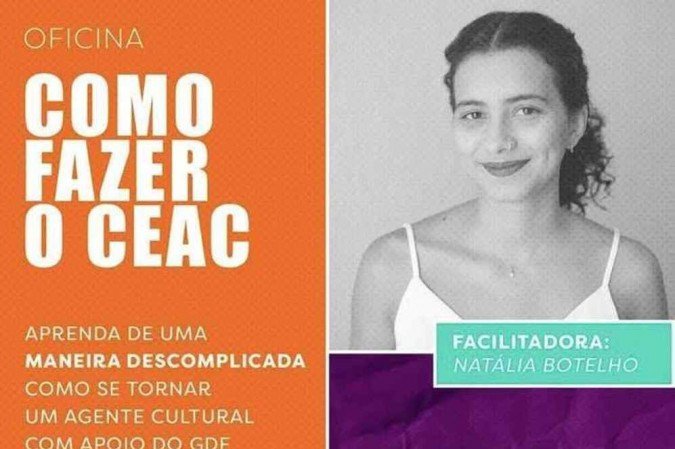 Oficina Jovem de Expressão será nesta terça (11/5). -  (crédito: Reprodução/Instagram/Jovem de Expressão)