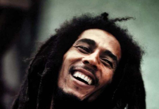 Cantor de reggae Bob Marley.