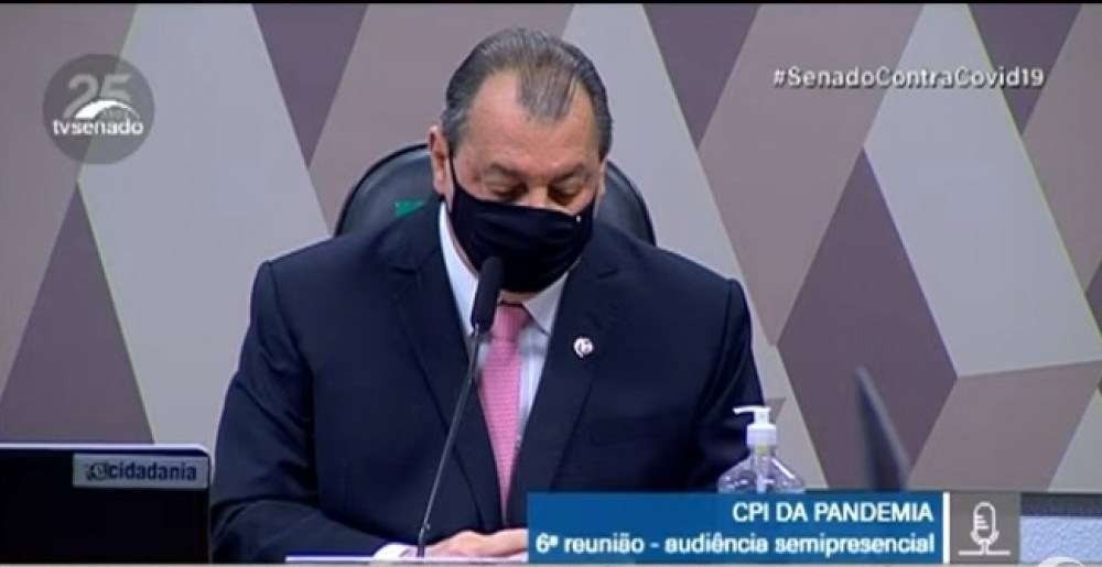 AO VIVO: presidente da Anvisa depõe na CPI da Covid