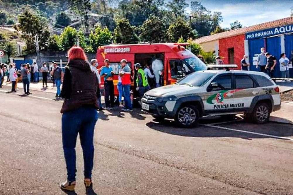 Polícia interroga autor de ataque em creche em Santa Catarina