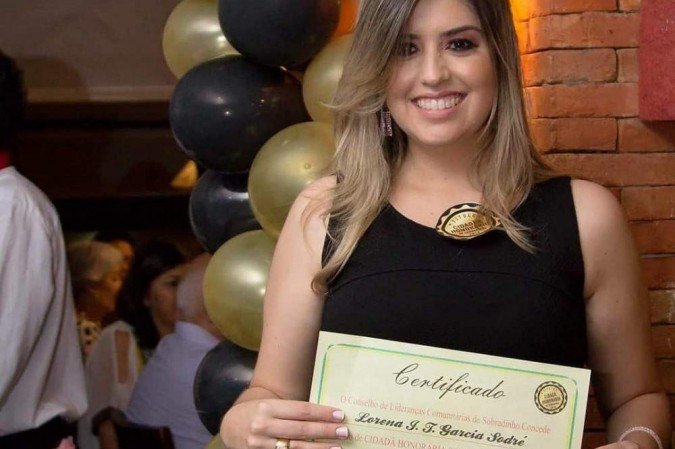 Lorena Sodré recebeu, em 2018, título de Cidadã Honorária de Sobradinho