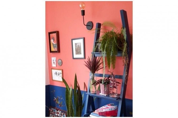 Investir em paredes coloridas é uma boa pedida. Projeto da designer de interiores Marina Fontes, do Escritório Hibisco Arquitetura
