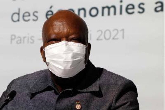 O presidente de Burkina Faso, Roch Marc Christian Kaboré -  (crédito: LUDOVIC MARIN)