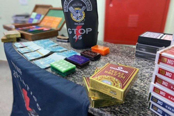 Casa de jogos é fechada pela PMDF no Núcleo Bandeirante - (crédito: PMDF/Divulgação) Casa de jogos é fechada pela PMDF no Núcleo Bandeirante - (crédito: PMDF/Divulgação)