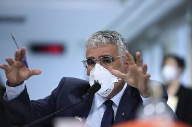 Crédito: Edilson Rodrigues/Agencia Senado. CPI da Pandemia. Eduardo Girão, senador ( Podemos CE ).