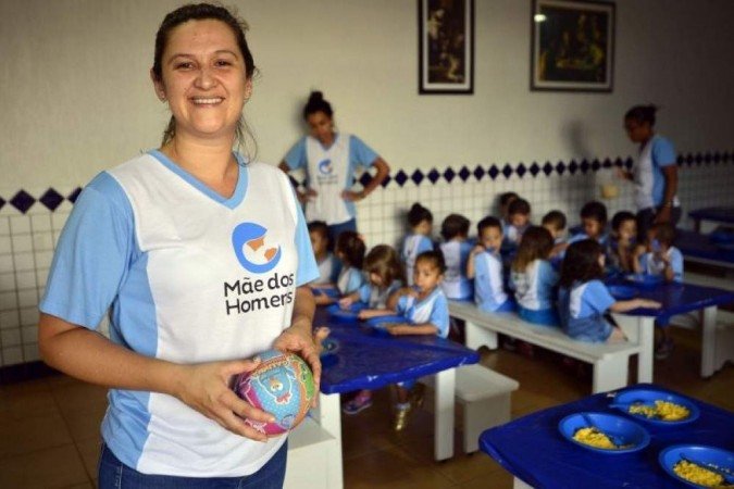 Todos os profissionais que atuam em creche serão vacinados, segundo SEEDF
 -  (crédito: Marcelo Ferreira/CB/D.A Press)