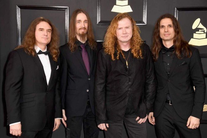 Banda deveria se apresentar no Rock in Rio em setembro - (crédito: Getty Images/AFP) Banda deveria se apresentar no Rock in Rio em setembro - (crédito: Getty Images/AFP)