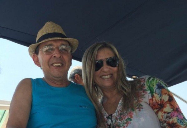 Alexandre Brasil junto da irmã, Mirta Fraga, vítima da covid-19.