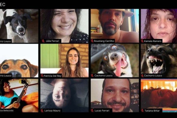 'Quando soltaram os cachorros': processo cênico da Andaime Cia de Teatro -  (crédito: Divulgação)