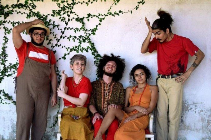 Banda se reuniu em estúdio após um ano afastada por causa da pandemia -  (crédito: Daniel N. Costa/Divulgação)