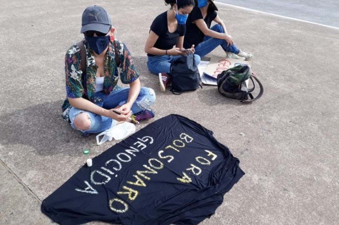 Manifestações contra Bolsonaro em Brasília