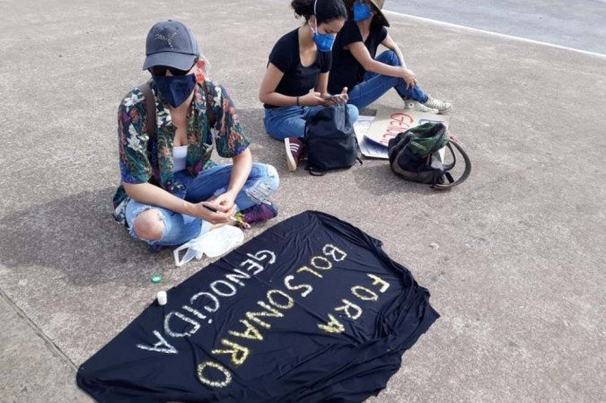 Manifestações contra Bolsonaro em Brasília