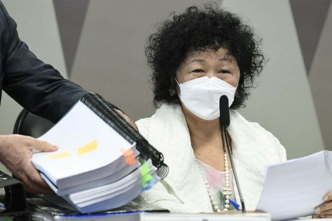 Nise Yamaguchi em depoimento à CPI da Covid