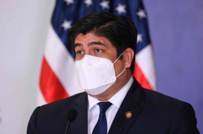 O presidente da Costa Rica, Carlos Alvarado - (crédito: EVELYN HOCKSTEIN) O presidente da Costa Rica, Carlos Alvarado - (crédito: EVELYN HOCKSTEIN)