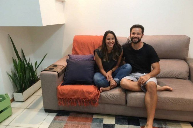 Igor Máximo e Bárbara Salgado aproveitaram a pandemia para pôr em prática o plano de morarem juntos 