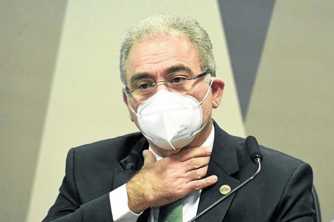 O ministro da Saúde, Marcelo Queiroga, será ouvido novamente pelos senadores na próxima terça-feira - (crédito: Jefferson Rudy/AFP) O ministro da Saúde, Marcelo Queiroga, será ouvido novamente pelos senadores na próxima terça-feira - (crédito: Jefferson Rudy/AFP)