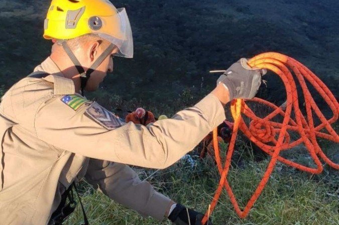 Socorro prestado pelos bombeiros de Goiás