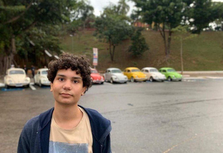 Edilson é natural de Barreiras (BA) e veio ao Distrito Federal para fazer o PAS 1 e 2, ele quer cursar ciência da computação na Universidade de Brasília