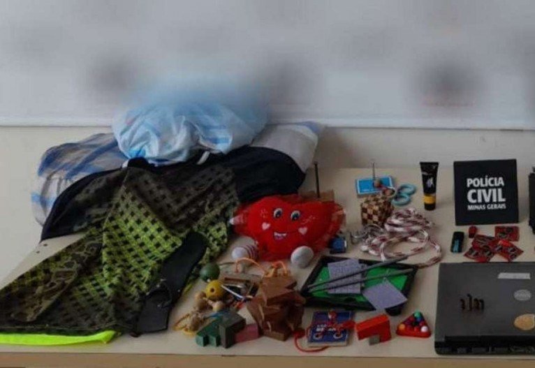 Suspeito usava brinquedos para atrair crianças e cometer os crimes Suspeito usava brinquedos para atrair crianças e cometer os crimes