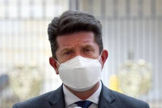 Ministro da Defesa da Colômbia, Diego Molano  -  (crédito: DANIEL MUNOZ)
