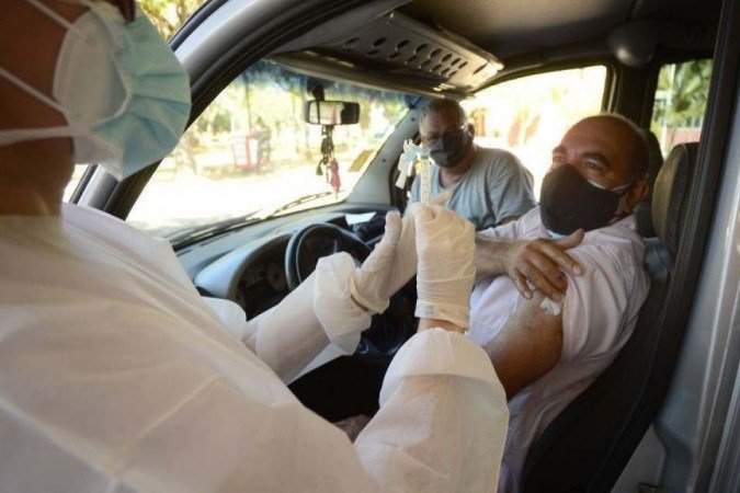 A média móvel de casos ficou em 545, queda de 21% na comparação com 8 de julho -  (crédito: Marcelo Ferreira/CB/D.A Press)