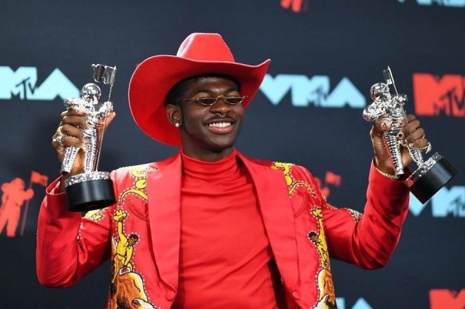 (crédito: Lil Nas X no MTV VMAs 2019 / Johannes EISELE / AFP) (crédito: Lil Nas X no MTV VMAs 2019 / Johannes EISELE / AFP)