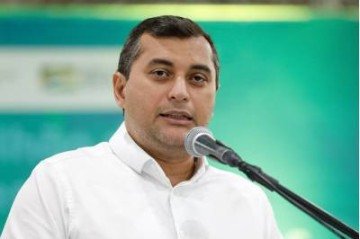'A Amazon usa o nome do Amazonas, usa o nome da Amazônia. Quanto é que a gente ganha por isso? A gente quer saber. Esse é um dos questionamentos que a gente vai fazer lá na COP', disse Wilson Lima -  (crédito: Alan Santos/PR)