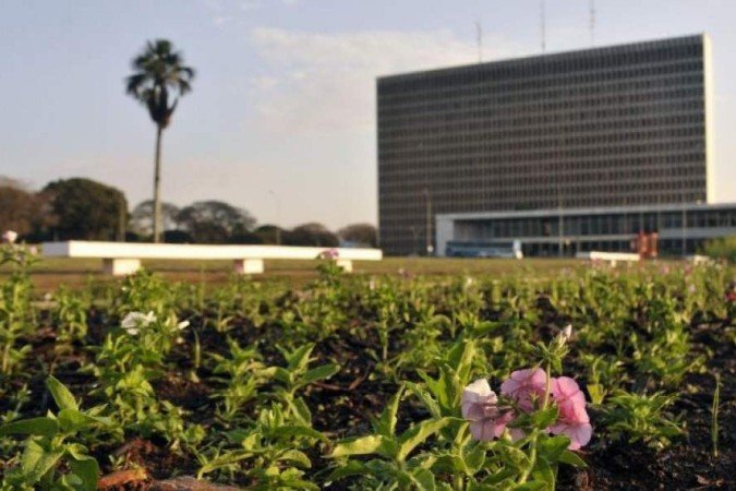 Praça do Buriti em agosto de 2019, quando completou 50 anos - (crédito: Ed Alves/CB/D.A Press) Praça do Buriti em agosto de 2019, quando completou 50 anos - (crédito: Ed Alves/CB/D.A Press)