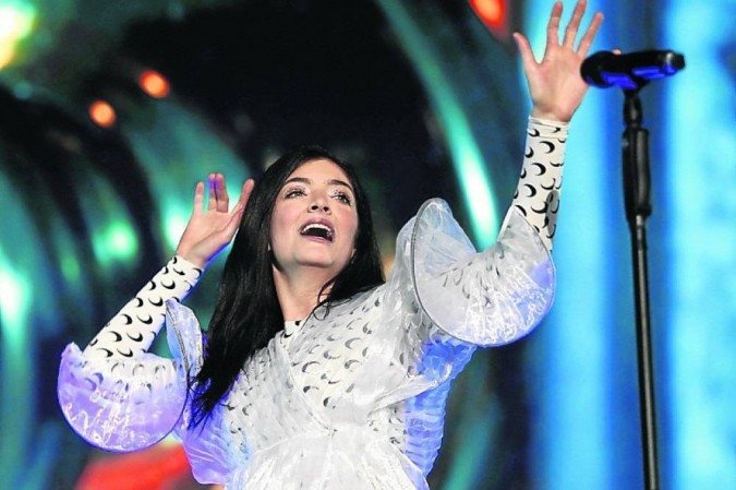 A cantora neozelandesa Lorde -  (crédito: Claudio Cruz/AFP)