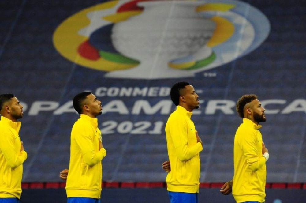 Imagens da partida entre Brasil e Venezuela neste domingo (13/6)