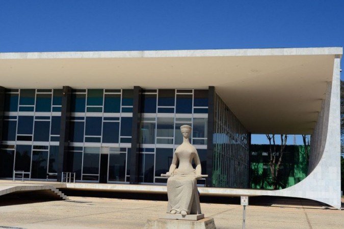 Fachada do edifício sede do Supremo Tribunal Federal - STF -  (crédito: Marcello Casal JrAgência Brasil)