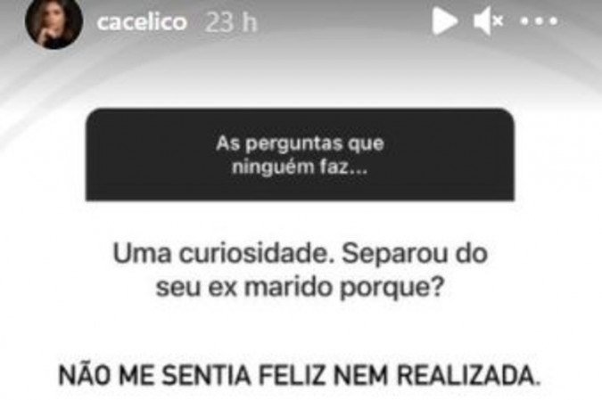 Carol Celico fala sobre separação com Kaká e revela nunca ter recebido pensão