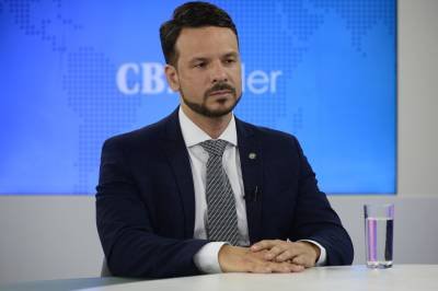 2021-06-15 Crédito: Marcelo Ferreira/CB/D.A Press. Brasil. Brasília - DF. CB.Poder entrevista o Deputado Federal Professor Israel Batista.